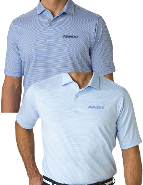 Picture of Fairway & Greene Men's USA-Made Mini Stripe Jersey Polo